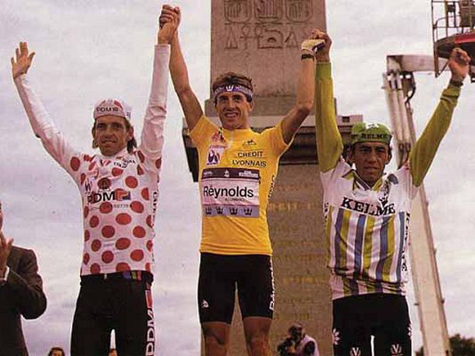 Perico Delgado gana el Tour