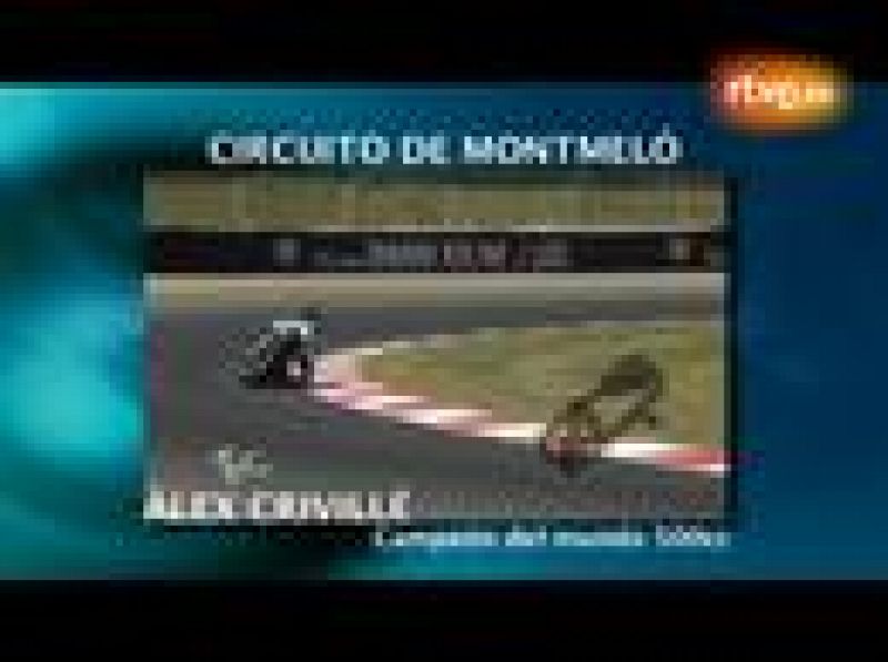 Vuelta de reconocimiento de Álex Crivillé al circuito de Montmeló.