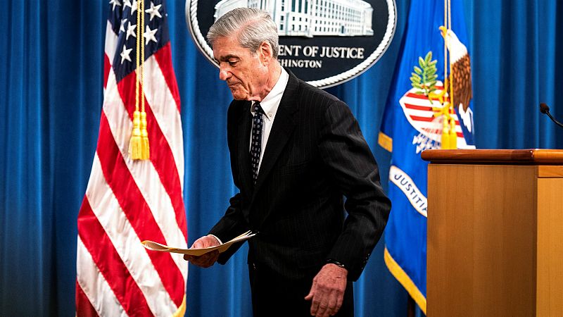Mueller asegura que inculpar a Trump por la trama rusa "no era una opción"