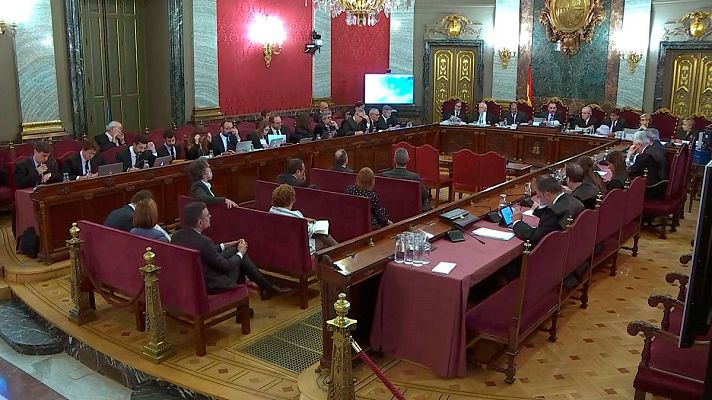 Telediario 1 - La Fiscalía mantiene el delito de rebelión y la petición de penas en sus conclusiones definitivas