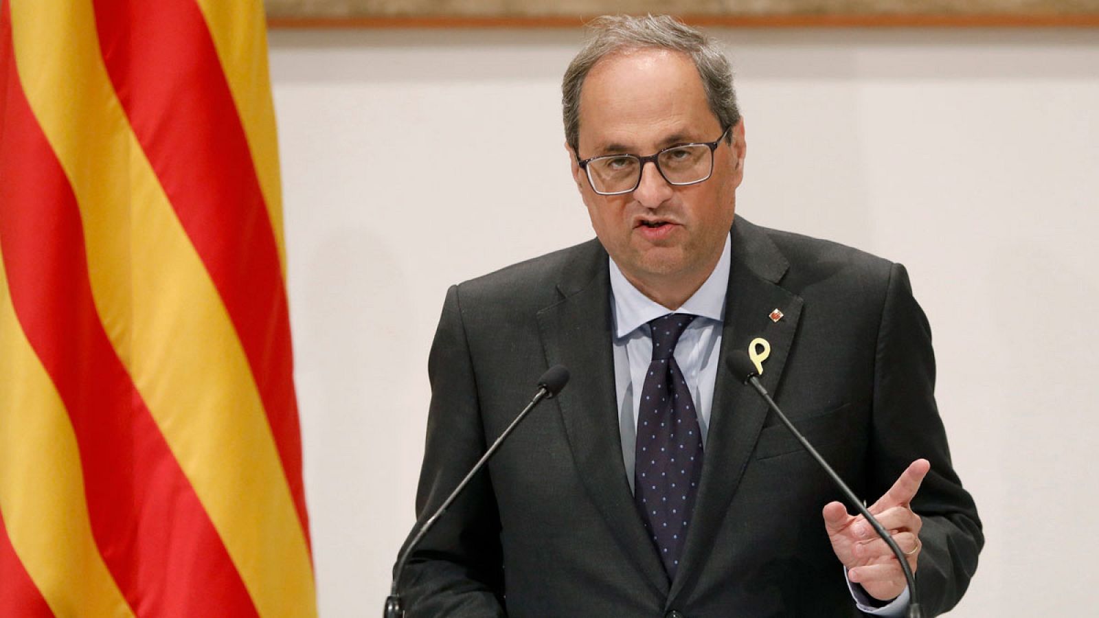 Torra pide la libertad inmediata de los presos del 'procés' tras el informe de la ONU que considera "arbitraria" su detención