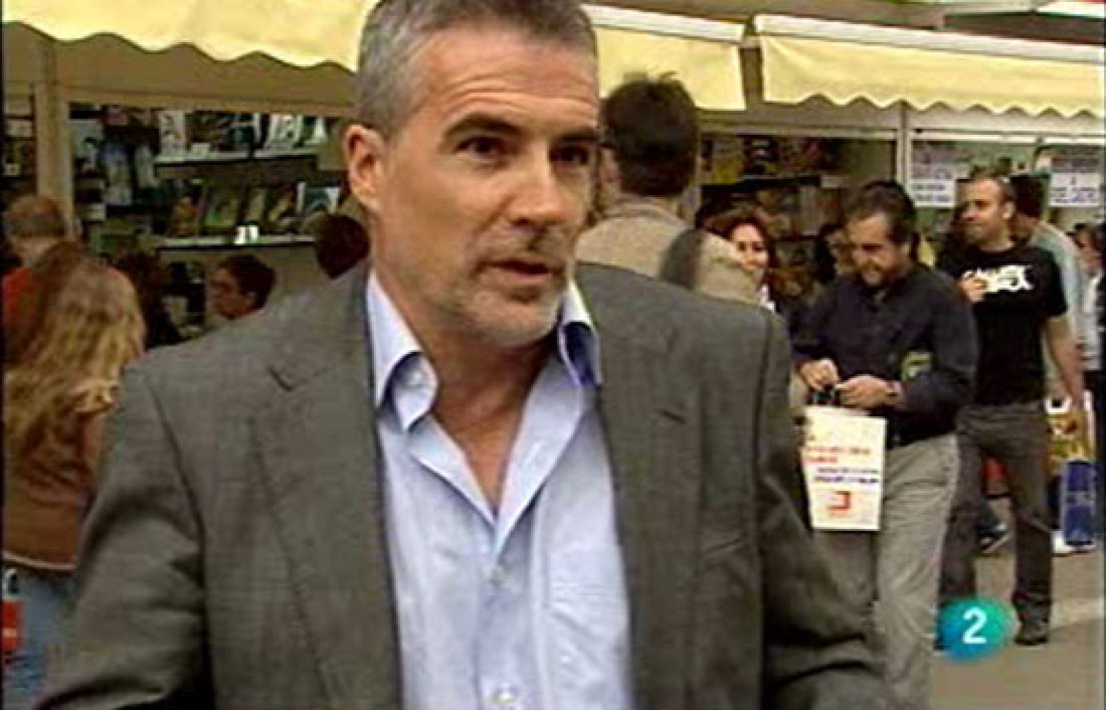 David Cantero en la Feria del Libr