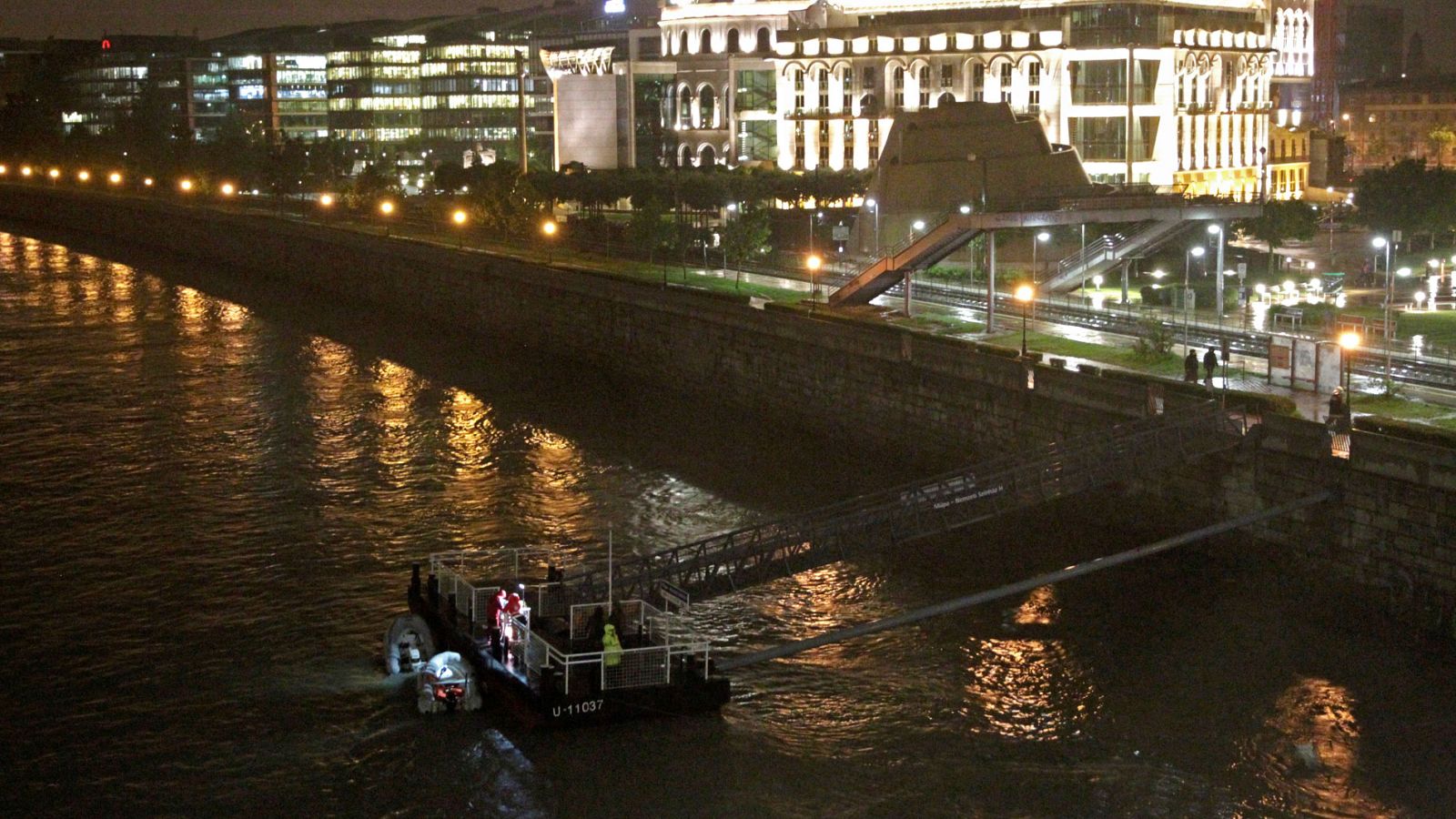 Al menos siete muertos en el naufragio de un barco en el Danubio