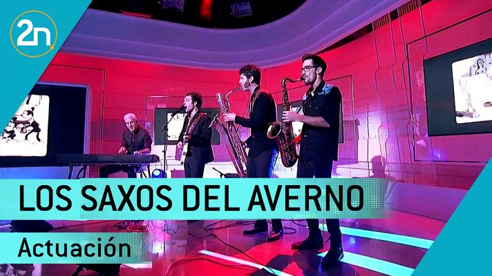 La 2 Noticias - Los Saxos Del Averno interpretan "Voodoo Shoes"