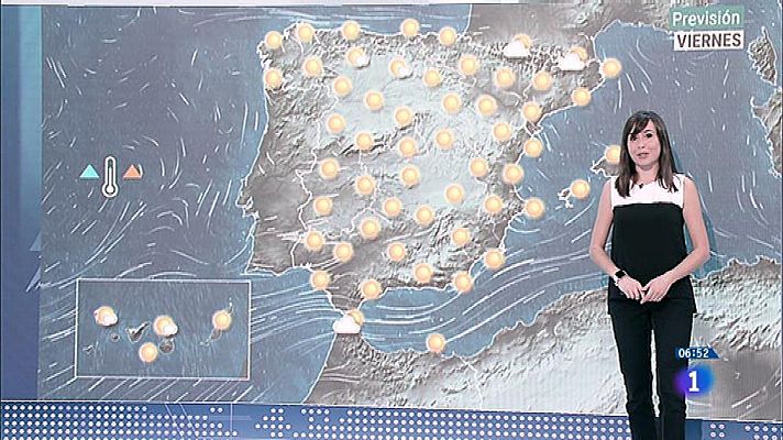 El tiempo - Temperaturas en ascenso en casi todo el país