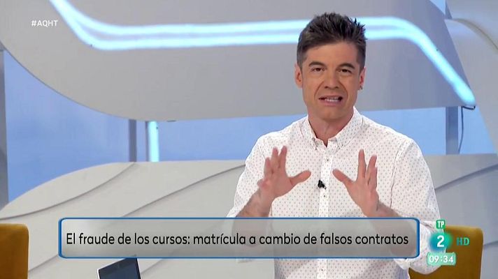 Aquí hay trabajo - Pagar cursos a cambio de falsos contratos y otros fraudes