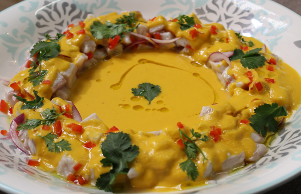 "Ceviche de lubina" de Dani García