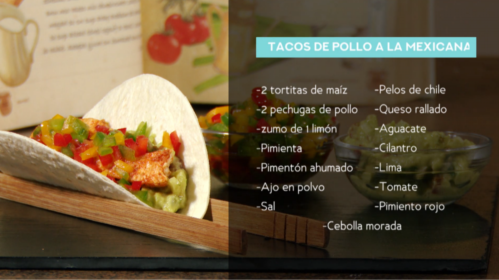 Coherente Renacimiento Fantástico Receta de tacos de pollo con guacamole | RTVE.es