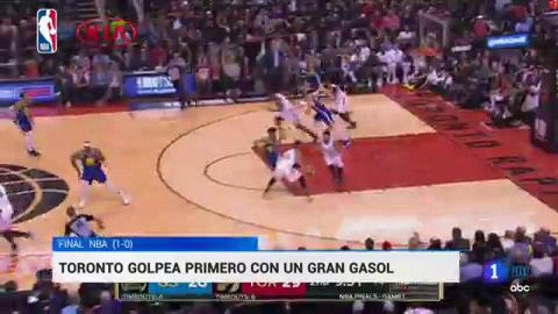 Los Toronto Raptors toman ventaja en la final de la NBA ante los Warriors | Ver