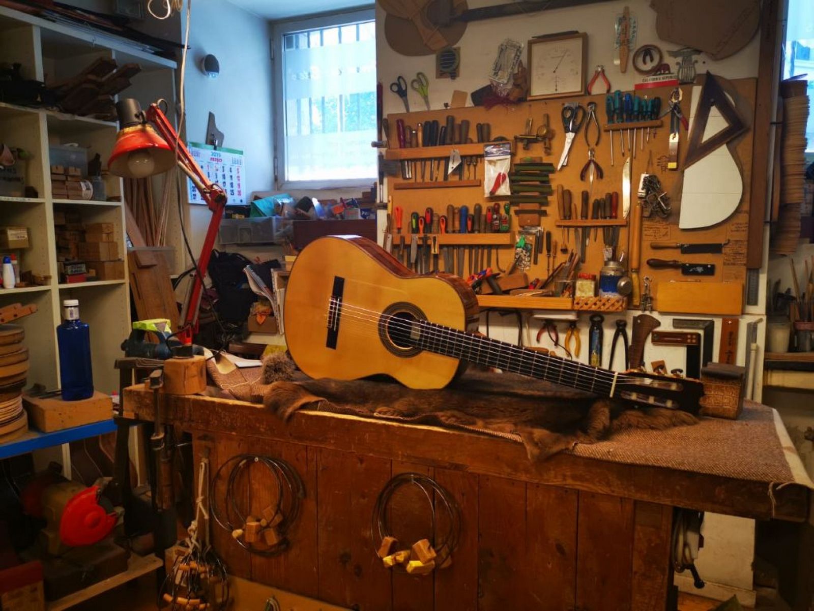 En el taller de guitarras Conde 