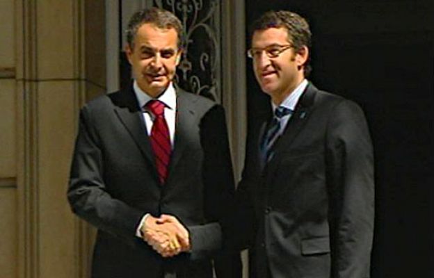 Zapatero recibe a Núñez Feijóo