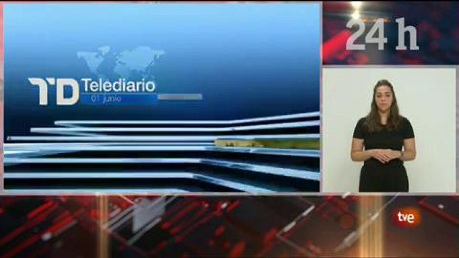 Telediario 1: Telediario - 21 horas - 01/06/19 - Lengua de signos | RTVE Play