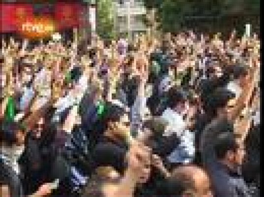 Manifestación en apoyo a Mousaví
