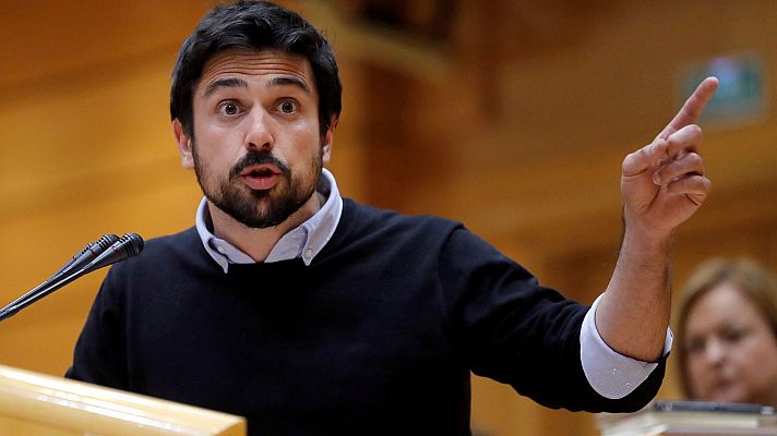 Telediario 1 - Espinar pide un Vistalegre III y asegura que Podemos tiene futuro pero "los Iglesias-Montero no"