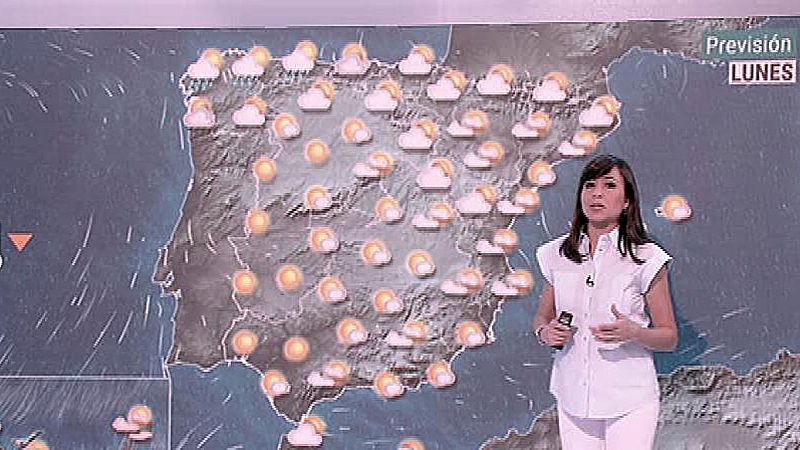 Lluvias débiles en el noroeste peninsular y temperaturas por encima de la media en el sur