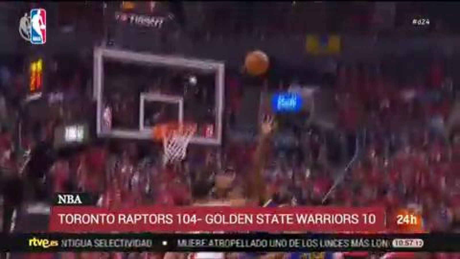Los Warriors igualan las finales de la NBA ante los Raptors