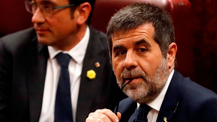 Telediario 1 - El Supremo rechaza concederle el permiso extraordinario a Jordi Sànchez para acudir a  las consultas con el rey