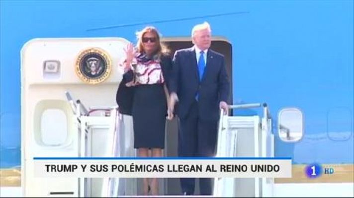  - Trump llega a Londres para su visita de Estado al Reino Unido precedido por sus polémicas declaraciones