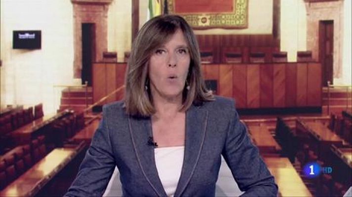 Telediario 1 - Vox anuncia una enmienda a la totalidad de los Presupuestos en Andalucía y el PP pide responsabilidad