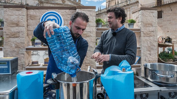 MasterChef - Valentín saca su lado más competitivo en la prueba exterior