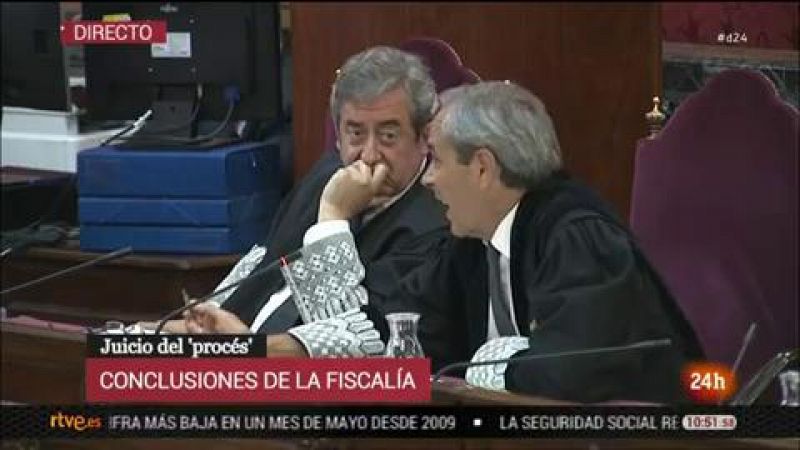 La Fiscalía sostiene que la violencia se plasmó "en tres momentos" del 'procés'