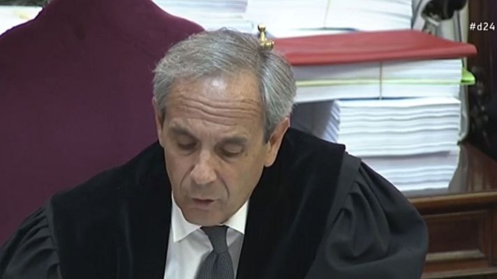 Informativo 24h - El fiscal concluye en la fase final del juicio del 'procés' que los líderes independentistas sabían que habría "enfrentamiento" el 1-O