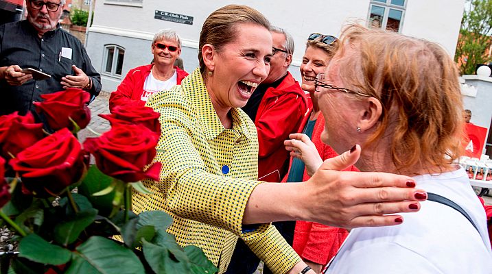 Telediario 1 - Las encuestas dan ventaja a los socialdemócratas en Dinamarca en unas elecciones en las que la inmigración ha sido clave