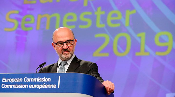 Telediario 1 - Bruselas propone cerrar el procedimiento de déficit excesivo a España 10 años después