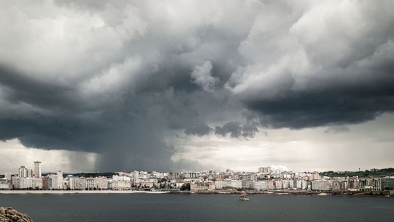 Lluvias y viento fuerte en Galicia, Cantabria y Pirineos - Ver ahora