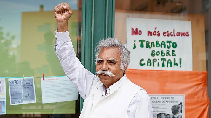 Telediario 1 - Eshan Ullah Khan: "Cualquier ropa que se compre hecha por una multinacional no está libre de trabajo esclavo"