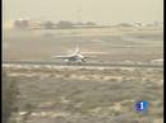 Accidente de dos F-18 en Las Palmas