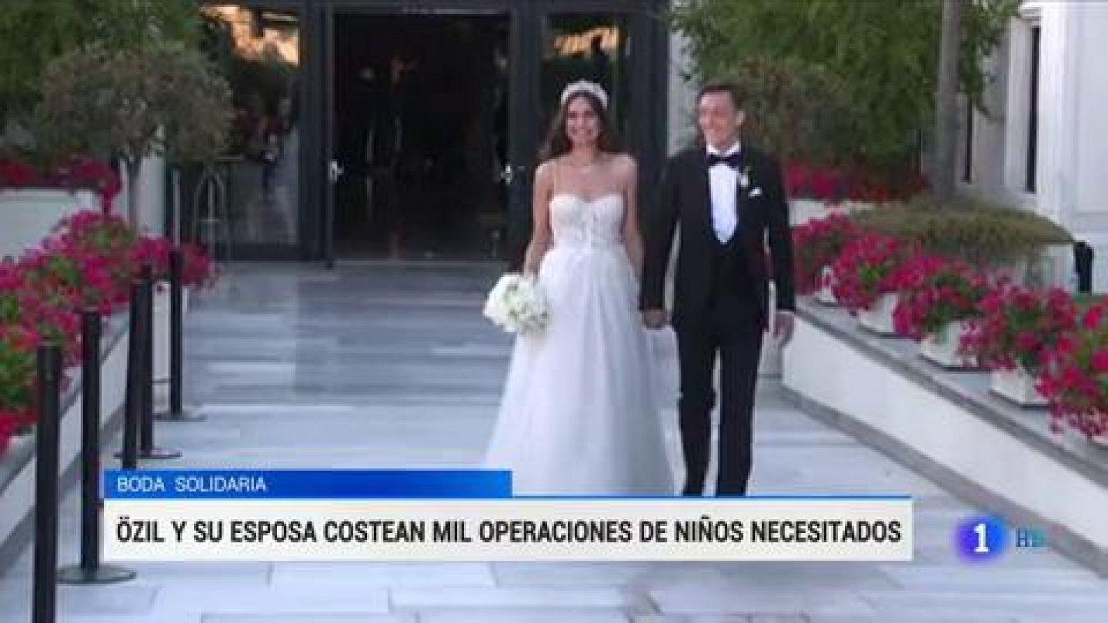 Özil y su esposa costean 1.000 operaciones a niños necesitados con motivo de su boda