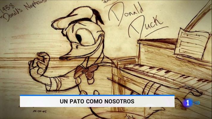 Telediario 1 - El pato Donald cumple 85 años