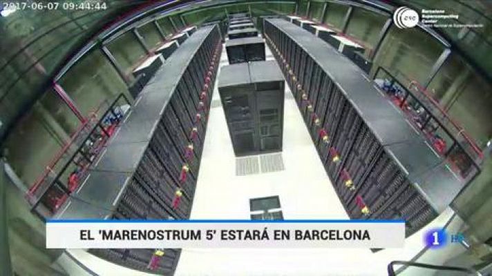 Telediario 1 - MareNostrum 5 incluirá una plataforma para crear chips europeos