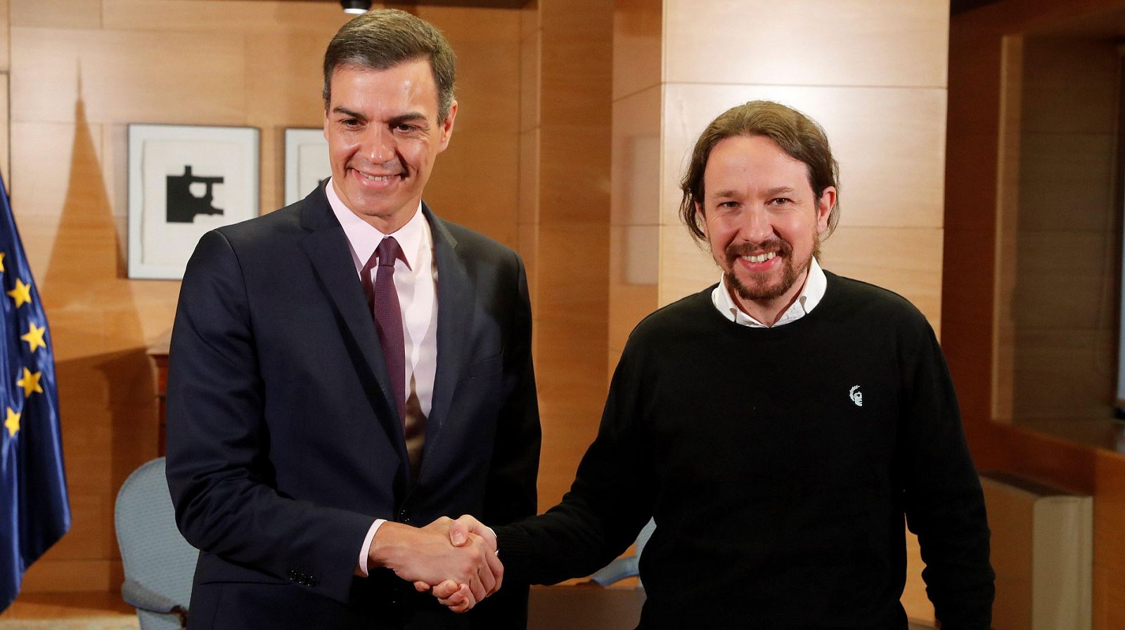 Investidura - Sánchez e Iglesias pactan negociar un "gobierno de cooperación" - RTVE.es