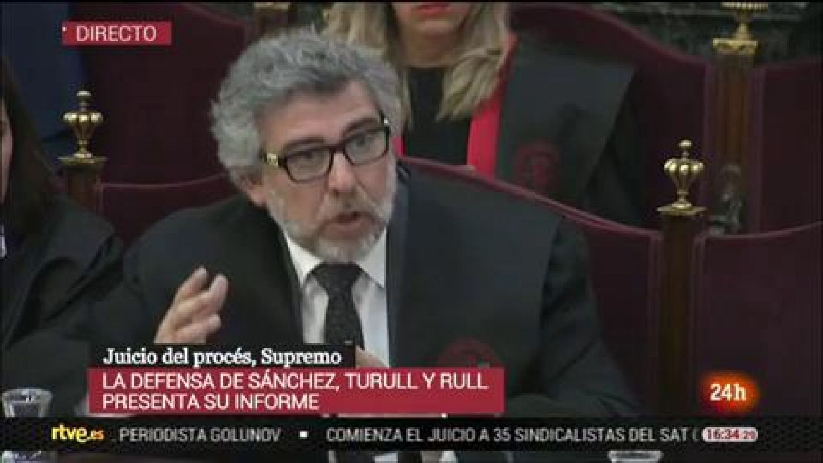 Juicio 'procés': El abogado Jordi Pina niega que hubiera violencia que justifique la acusación de rebelión