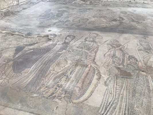 Mayor mosaico figurativo del Imperio Romano enconcontrado en