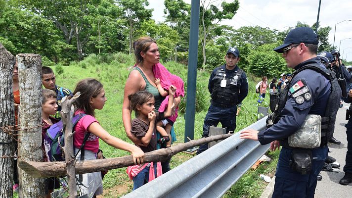 México reforzará el control migratorio con el despliegue de 6.000 elementos de la Guardia Nacional
