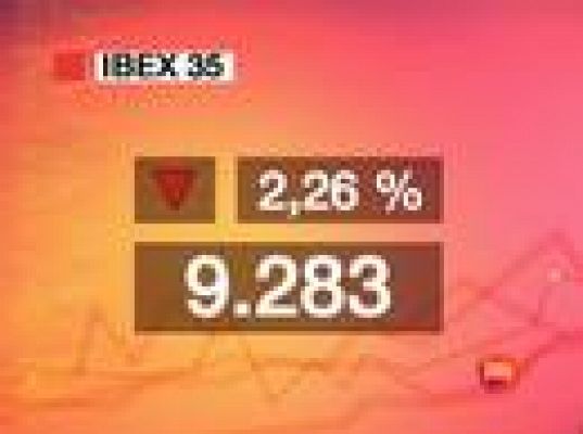 El Ibex baja un 2,26%