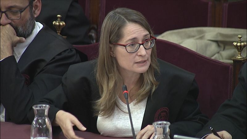 La abogada de Cuixart niega la rebeli�n y la sedici�n porque solo se produjeron "incidentes puntuales"