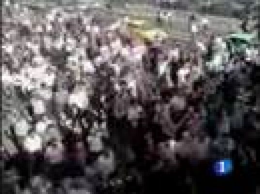 Marcha pacífica en Teherán