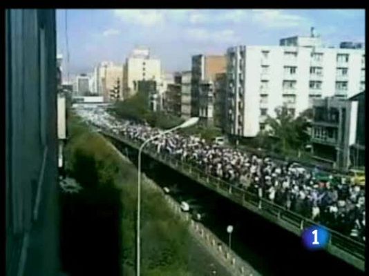  - Marcha pacífica en Teherán