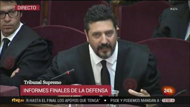 El abogado de la exconsellera Bassa niega la rebelión porque no fue necesario decretar el estado de sitio