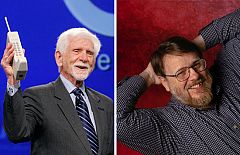 Felicitación a Tomilnson y Cooper con sus propios inventos