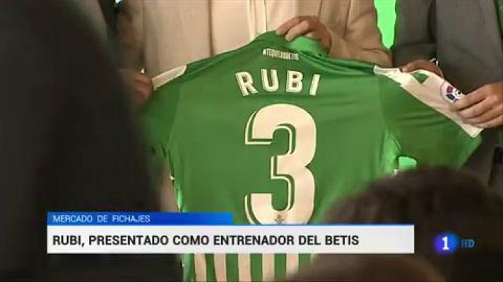 Rubi, presentado como nuevo entrenador del Betis