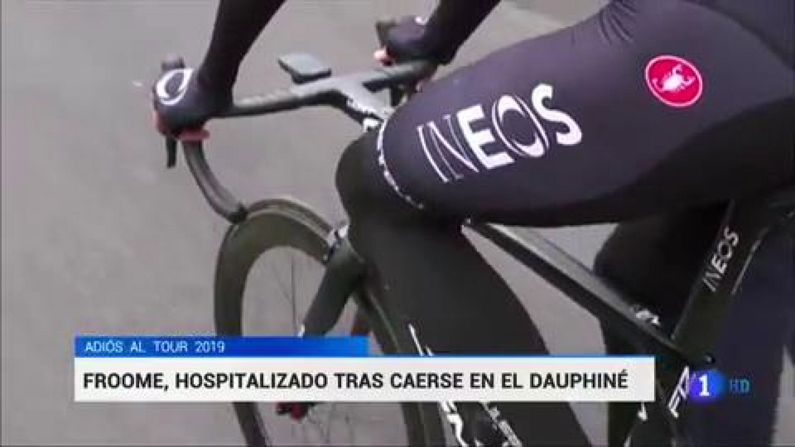 Telediario 1: Froome se rompe el fémur en la Dauphiné y dice adiós al Tour | RTVE Play