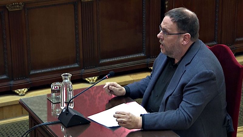 Junqueras pide en su �ltima palabra devolver la cuesti�n de Catalu�a "al terreno de la pol�tica"