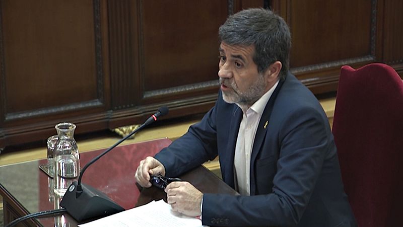 Jordi S�nchez, a los jueces del proc�s en su �ltima palabra: "Ustedes pueden no agravar la crisis pol�tica"