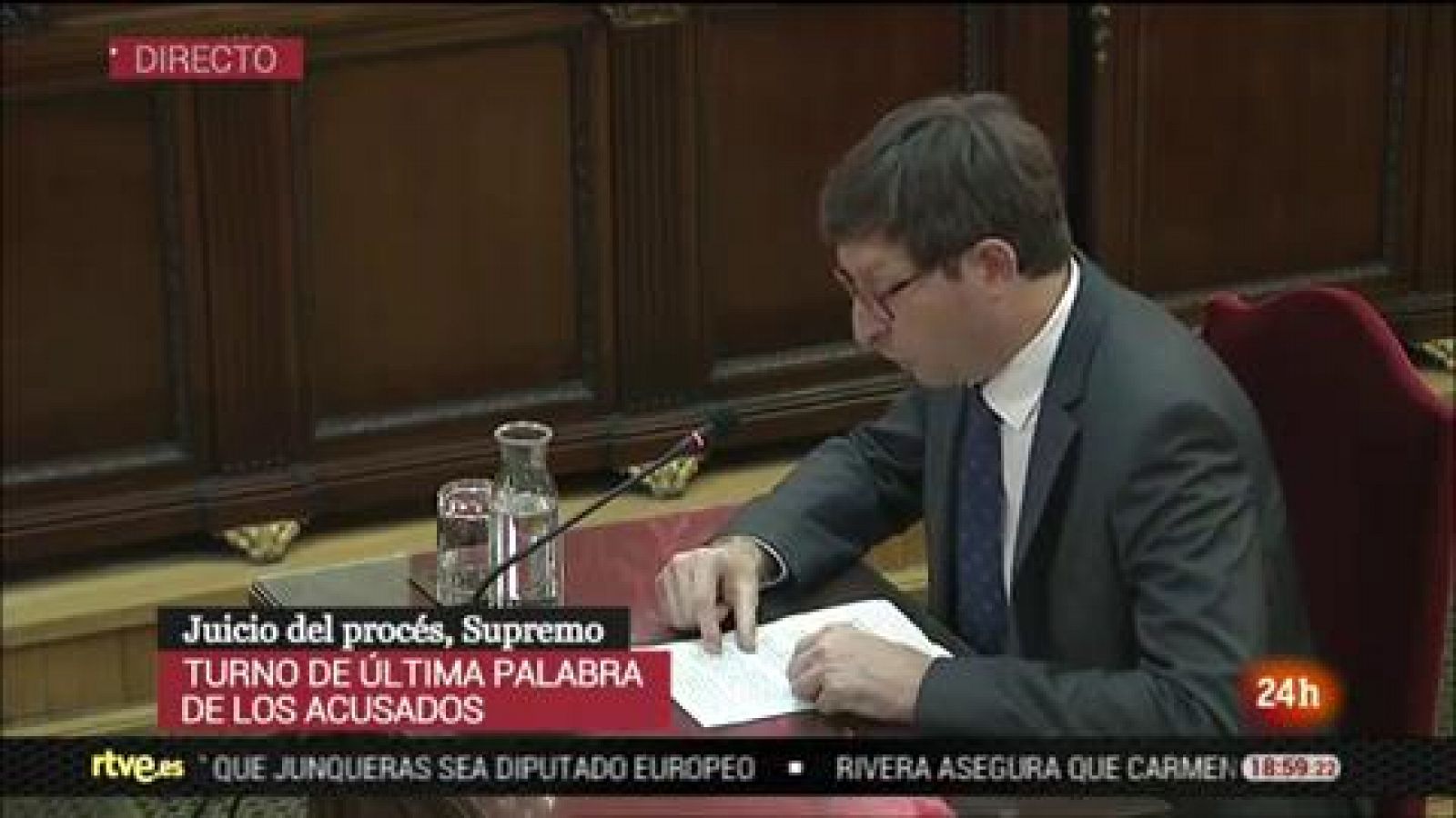 Juicio procés - Mundó pide en su alegato final la libertad para sus compañeros del 'procés' - RTVE.es