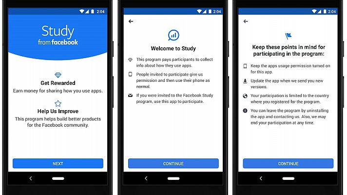 Facebook lanza una aplicación para pagar a los usuarios por sus datos personales